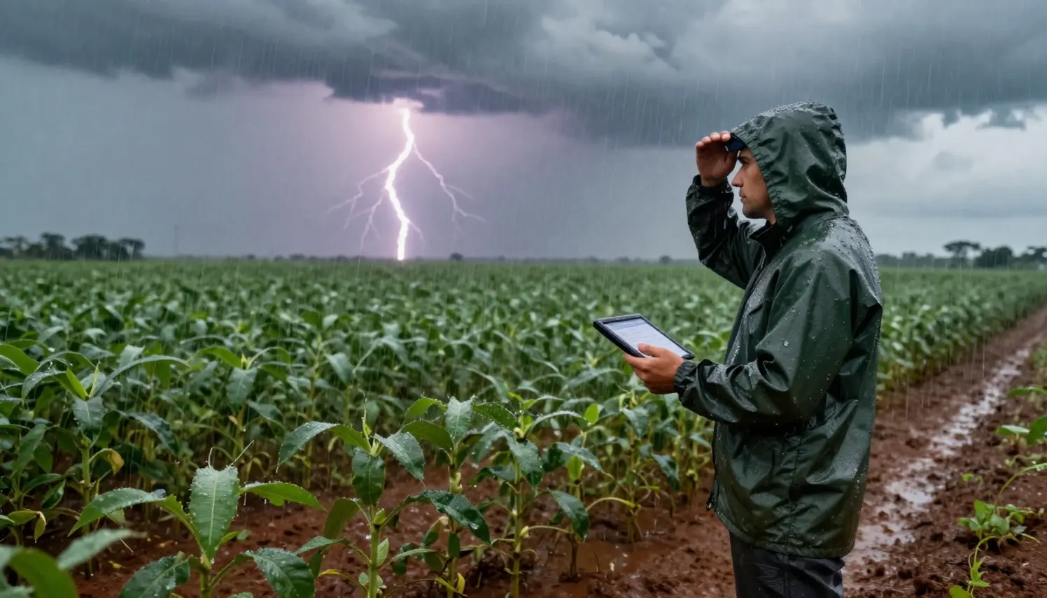 Previsão do tempo: Chuvas causam impactos na agricultura