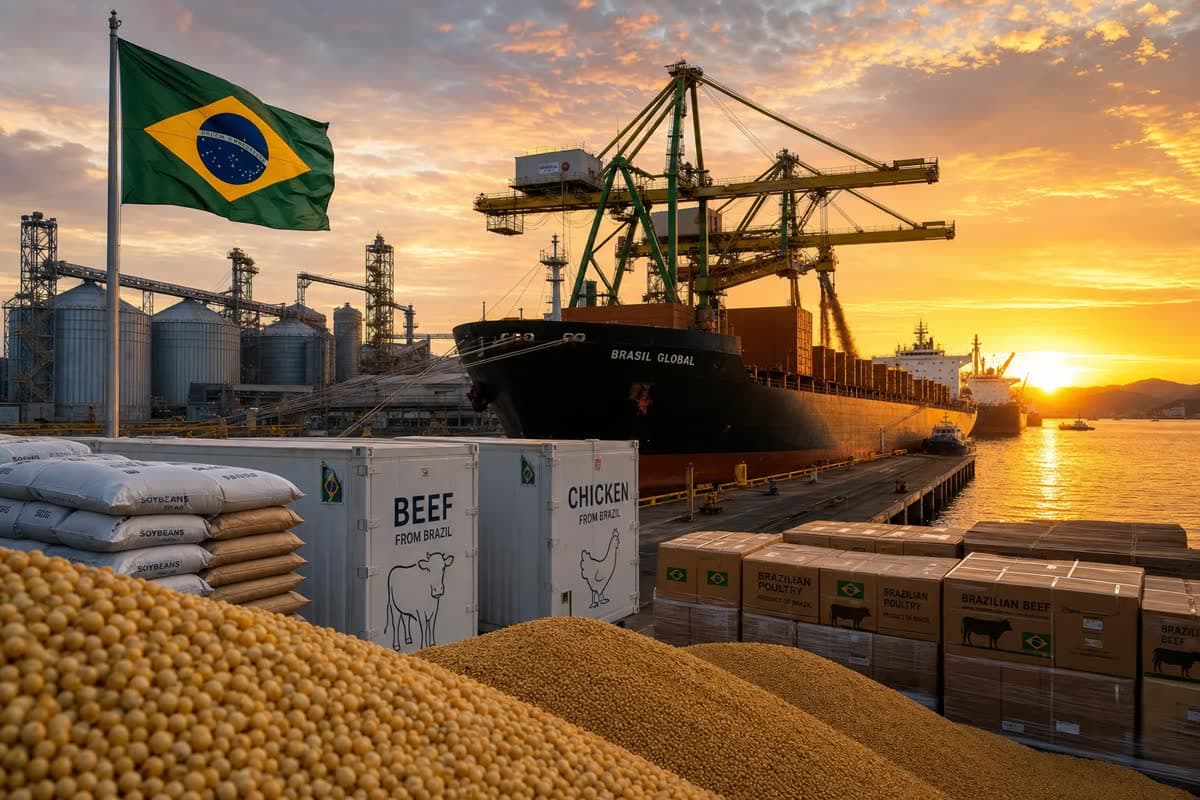 Algodão e carnes lideram avanço das exportações brasileiras em maio com altas acima de 30%