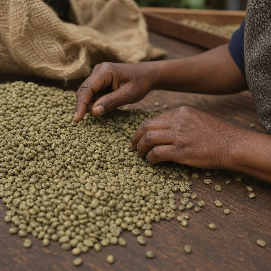 Café africano no mercado chinês