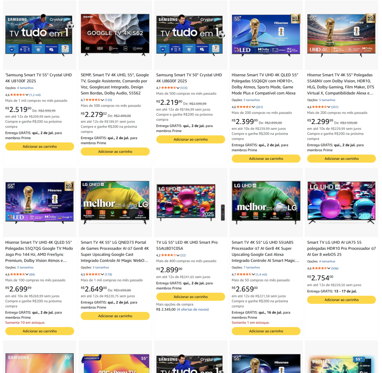 Copa 2026: Seleção EXCLUSIVA dos mais vendidos na Amazon Brasil [COM MELHOR PREÇO]
