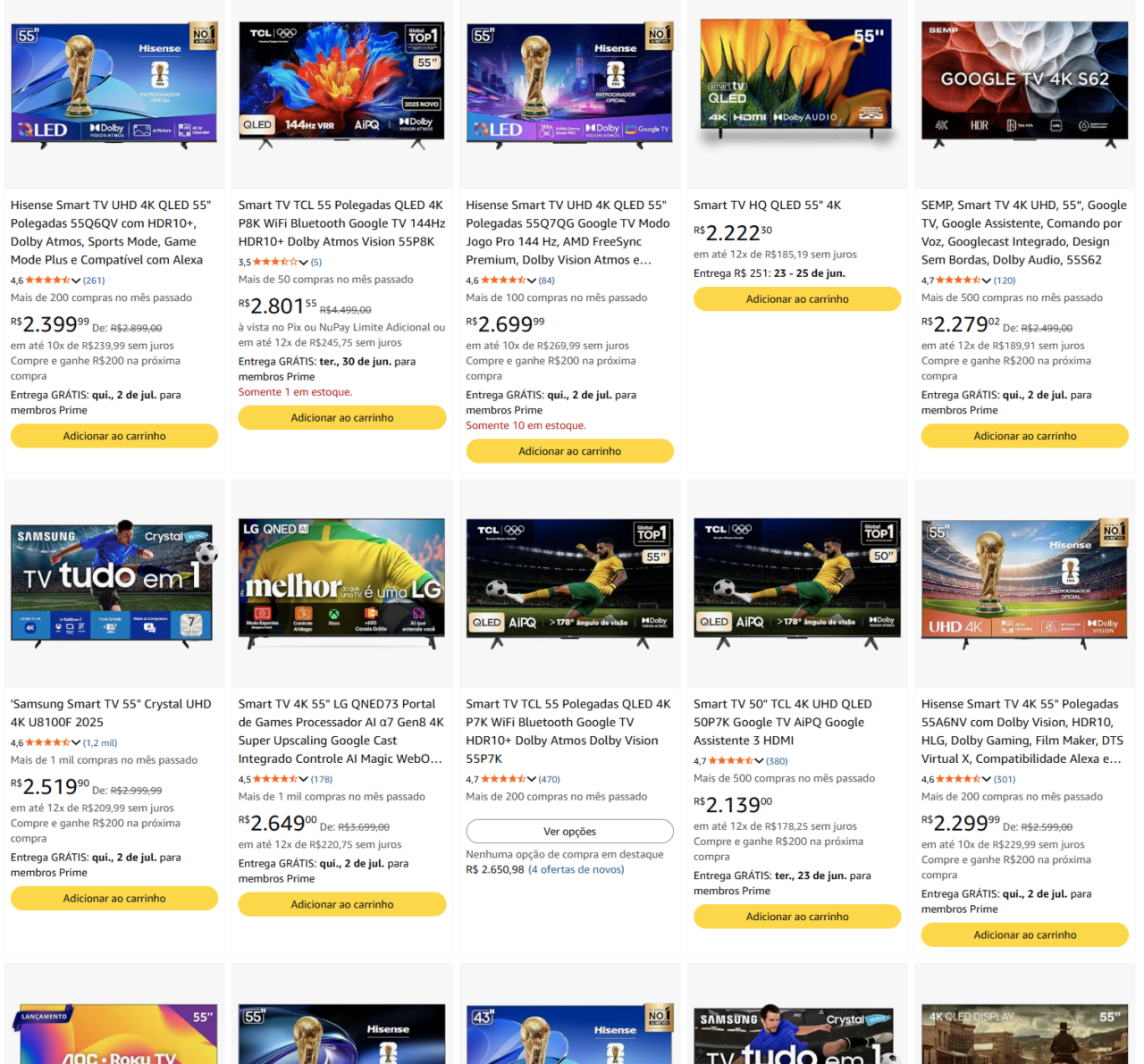 Copa 2026: Seleção EXCLUSIVA dos mais vendidos na Amazon Brasil [COM MELHOR PREÇO]