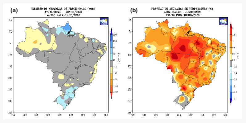 previsão do tempo